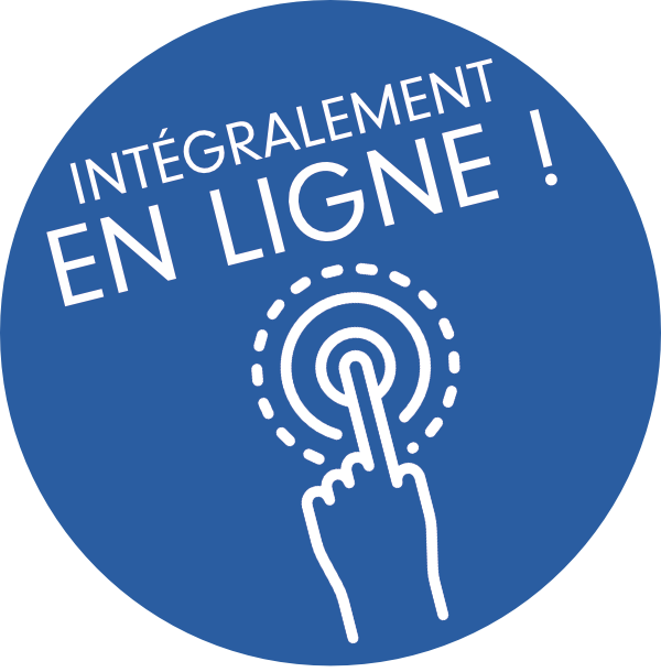 Intégralement en ligne